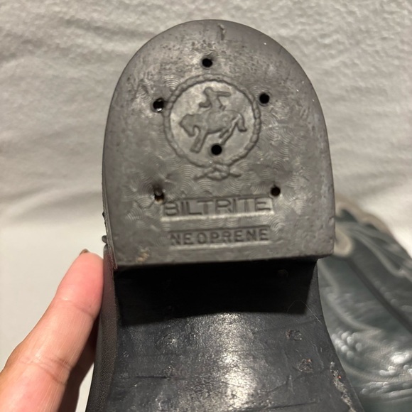 El Vaquero unisex dark gray western cowboy boots custom handmade in Texas - Picture 7 of 12